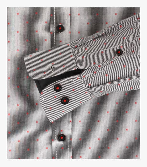 Camasa barbati CASA MODA Racing CasualFit gri dungulite [4]