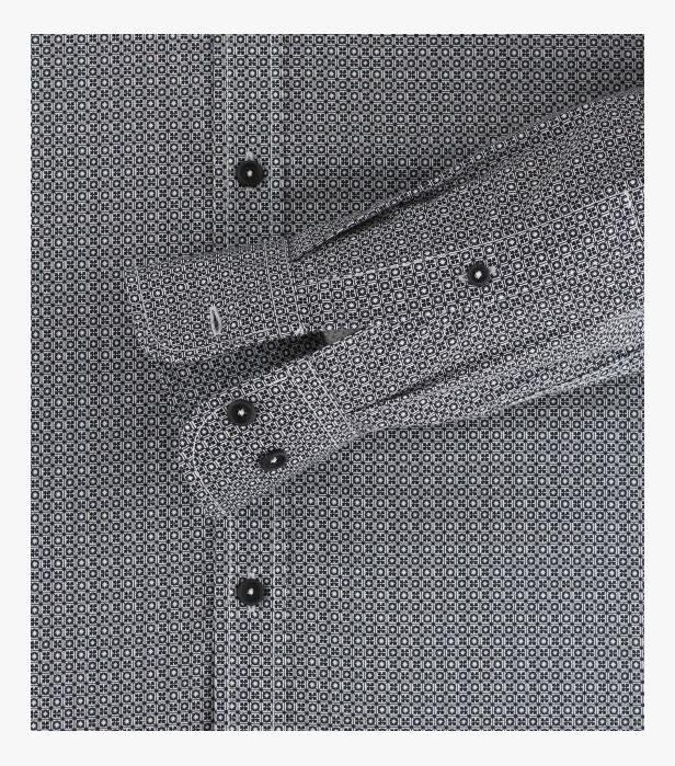 Camasa bumbac barbati CASA MODA Green CasualFit albastru print [4]