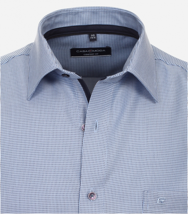 Camasa bumbac barbati CASA MODA ComfortFit albastru [3]