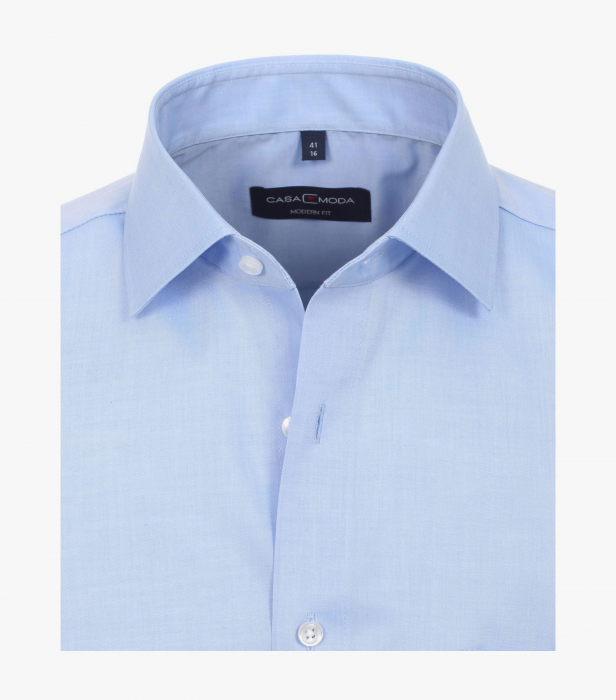 Camasa bumbac barbati CASA MODA uni Modern Fit bleu [3]