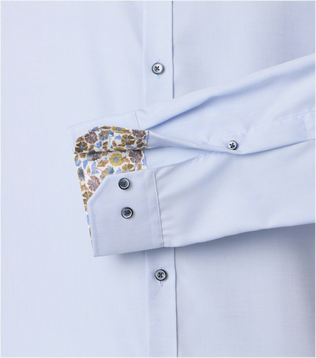 Camasa bumbac barbati VENTI BodyFit bleu [4]