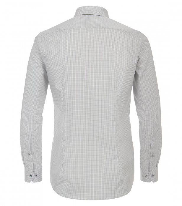 Camasa bumbac barbati VENTI ModernFit gri patratele [3]
