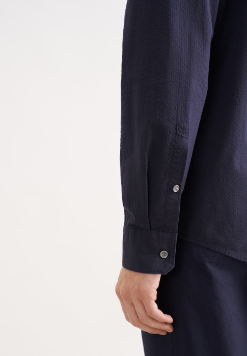 Camasa bumbac barbati SEIDENSTICKER 849816 regular bleumarin [2]