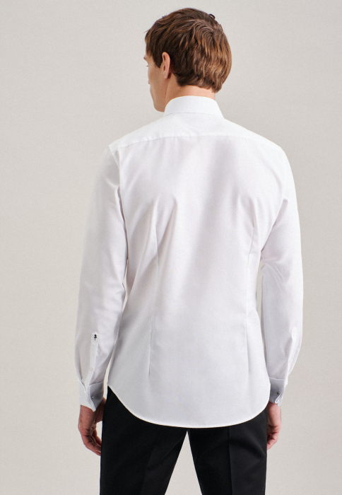Camasa ceremonie bumbac NON IRON barbati SEIDENSTICKER Slim alb [2]