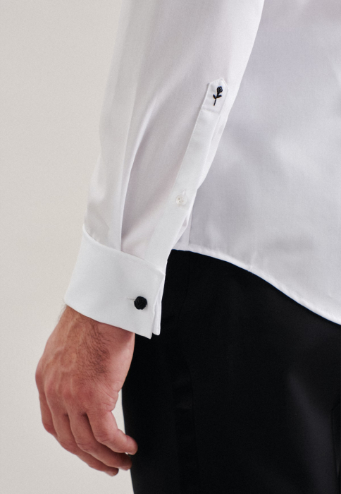 Camasa ceremonie bumbac NON IRON barbati SEIDENSTICKER Slim alb [4]