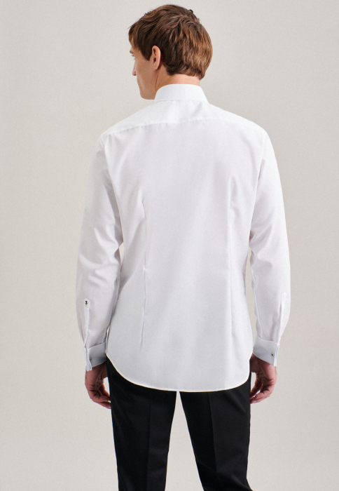 Camasa ceremonie bumbac NON IRON barbati SEIDENSTICKER Slim alb [2]