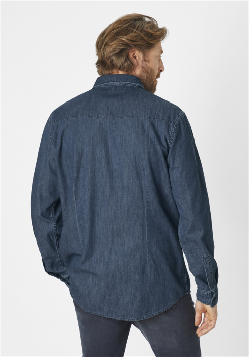 Camasa denim subtire barbati 331867179 4540 PADDOCK'S bleumarin [7]