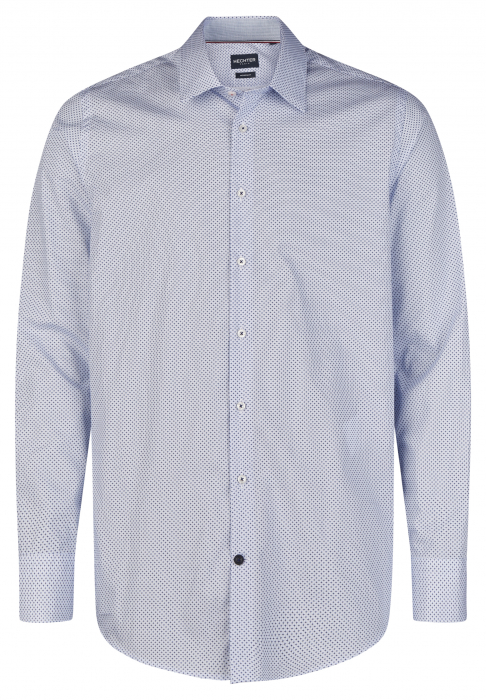 Camasa bumbac barbati HECHTER Shape bleu stelute bleumarin [1]