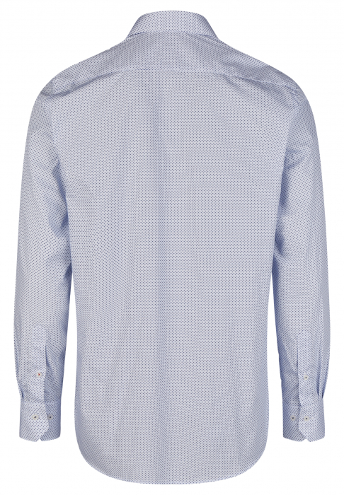 Camasa bumbac barbati HECHTER Shape bleu stelute bleumarin [5]