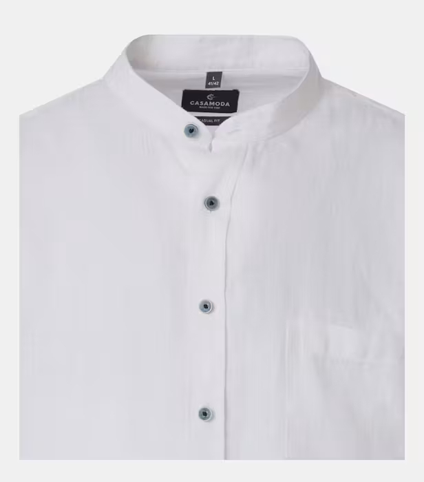 Camasa tunica in barbati CASA MODA CasualFit alb [3]