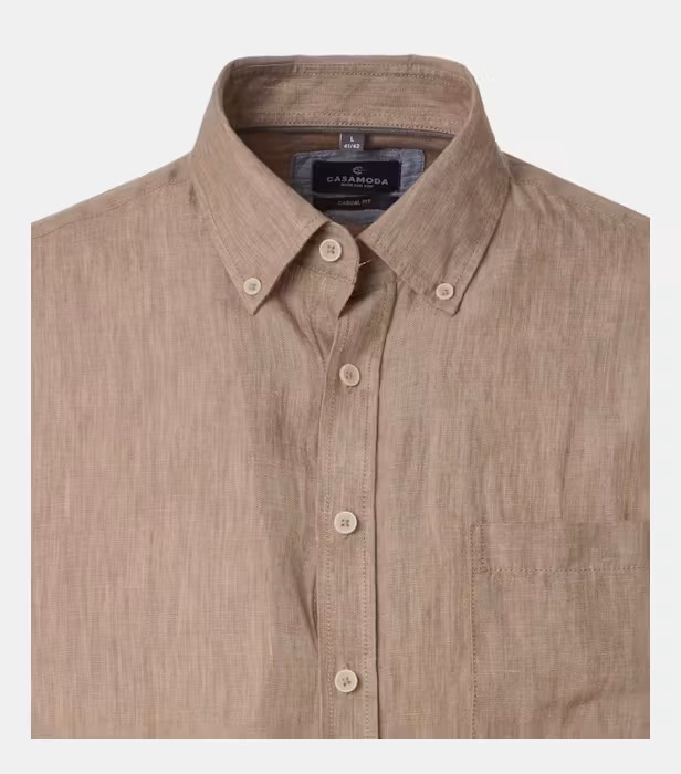 Camasa in barbati CASA MODA CasualFit maro deschis [3]