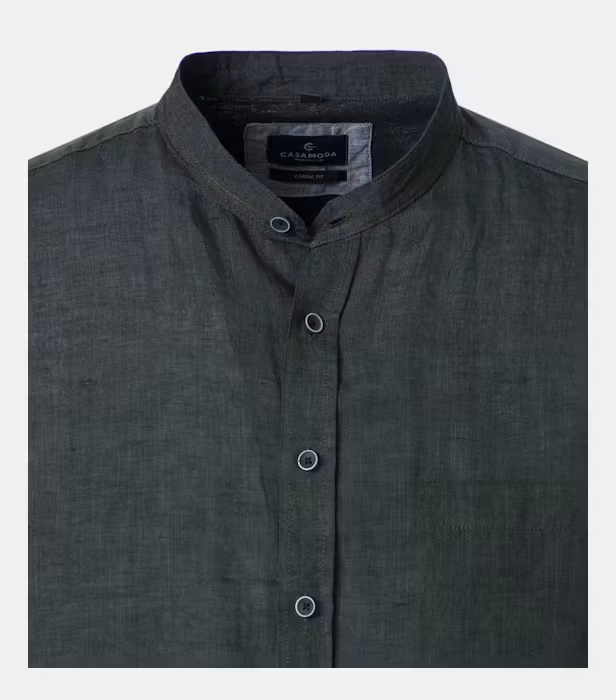Camasa tunica in barbati CASA MODA CasualFit verde inchis [3]