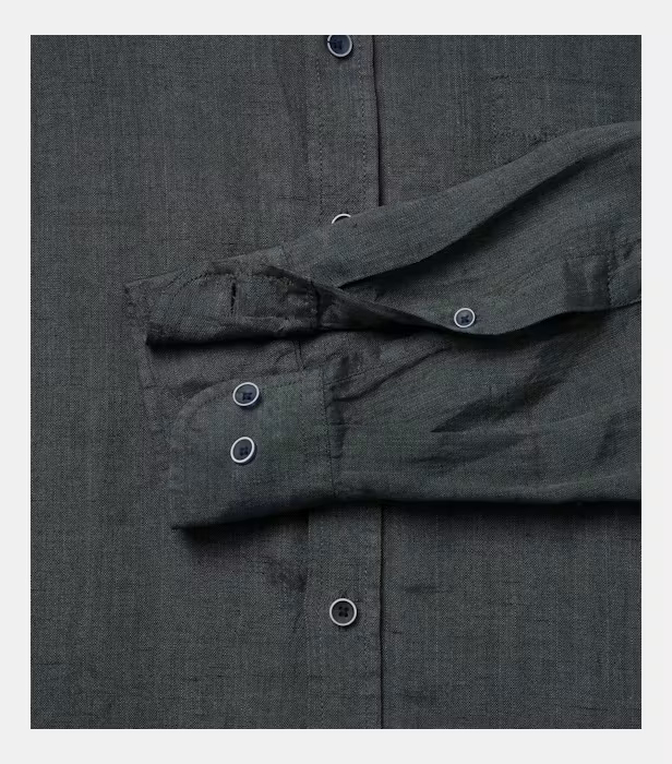 Camasa tunica in barbati CASA MODA CasualFit verde inchis [4]