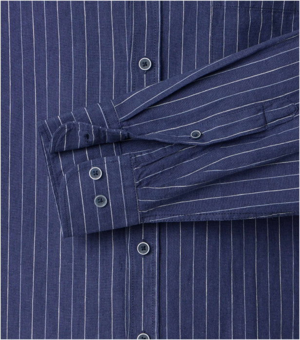 Camasa in/bumbac barbati CASA MODA CasualFit albastru dungi [4]
