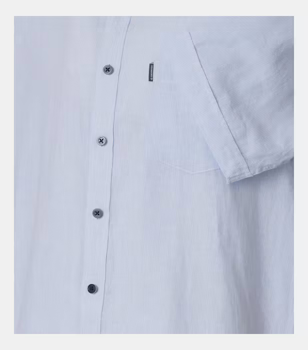 Camasa maneca scurta in/bumbac barbati CASA MODA CasualFit bleu [4]