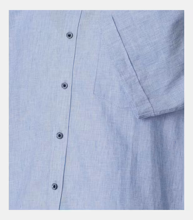 Camasa  in/bumbac maneca scurta  barbati CASA MODA bleu [4]