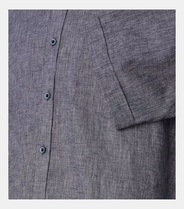 Camasa  in/bumbac maneca scurta barbati CASA MODA bleumarin [4]