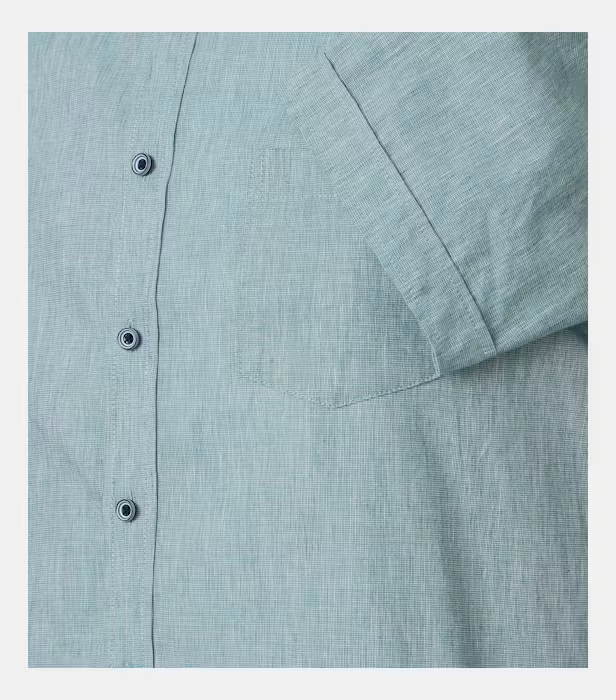 Camasa  in/bumbac maneca scurta  barbati CASA MODA verde deschis [4]