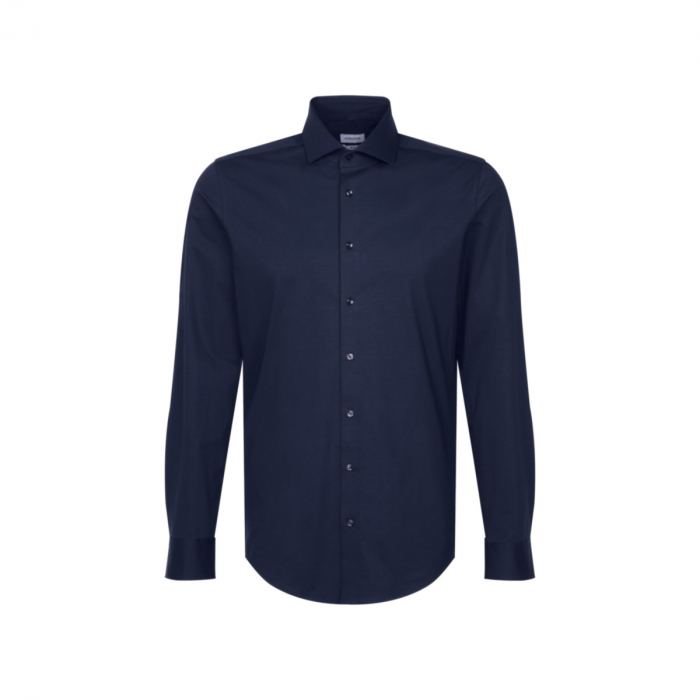 Camasa jerseu bumbac barbati SEIDENSTICKER Slim bleumarin [1]