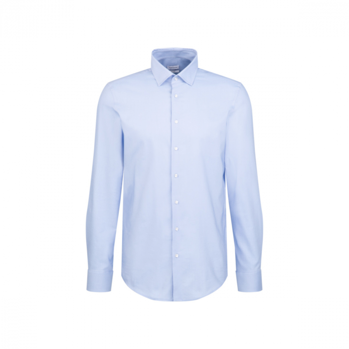 Camasa jerseu twill barbati SEIDENSTICKER X-Slim bleu [1]