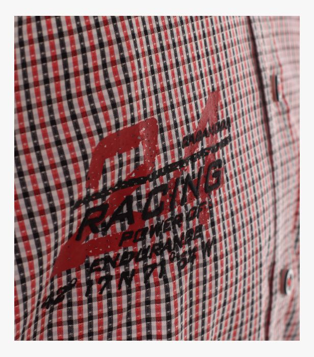 Camasa bumbac barbati CASA MODA Racing CasualFit roz carouri [5]