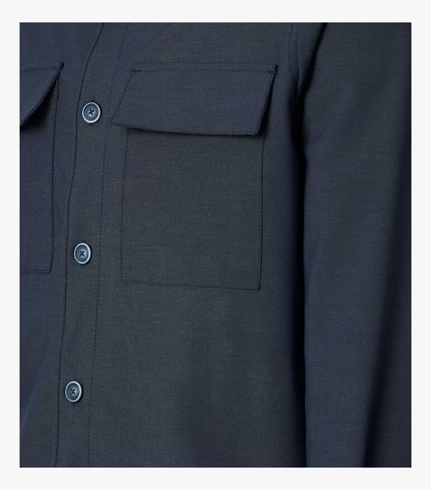 Camasa overshirt barbati VENTI  bleumarin [4]