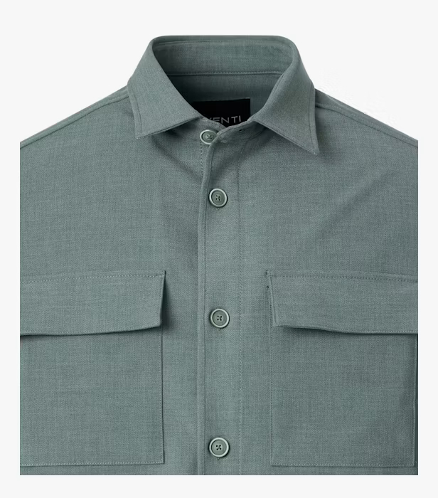 Camasa overshirt barbati VENTI verde [3]