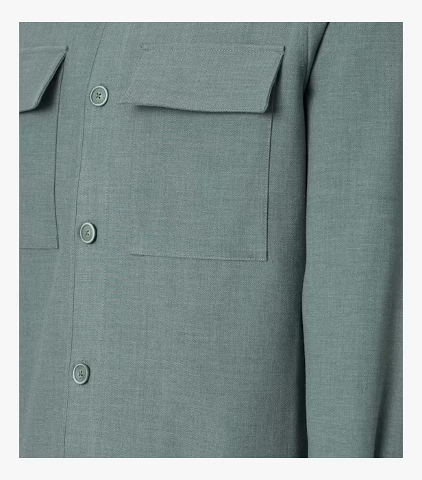 Camasa overshirt barbati VENTI verde [4]