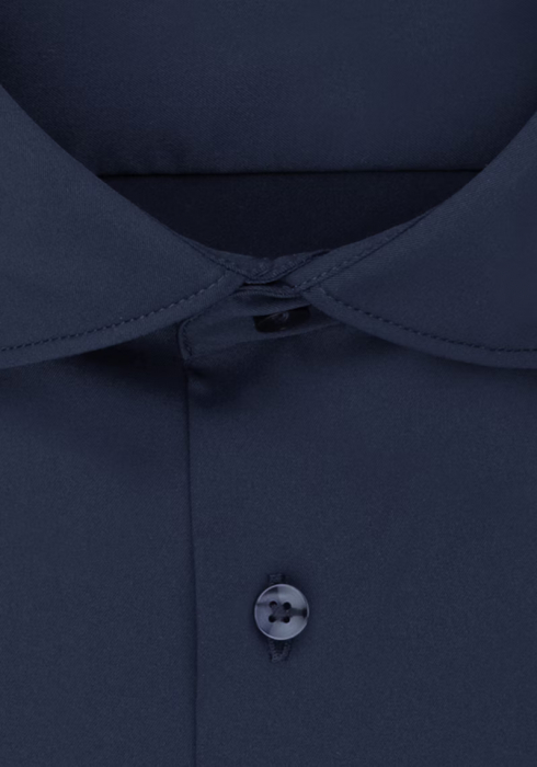 Camasa performance twill barbati SEIDENSTICKER Slim bleumarin [8]