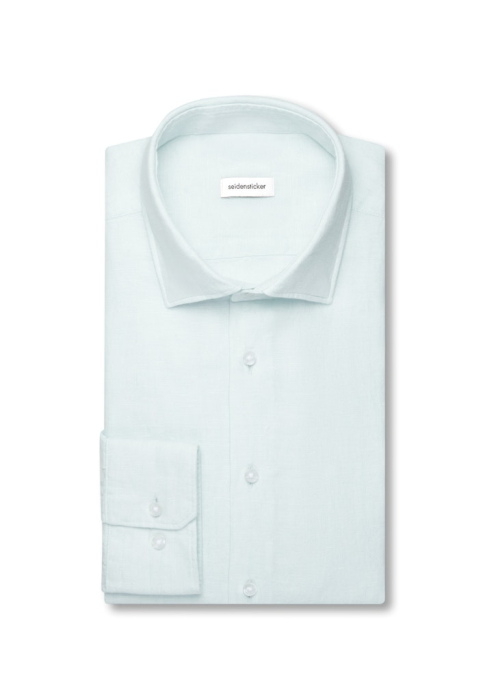 Camasa in barbati SEIDENSTICKER 850039 regular verde deschis [5]