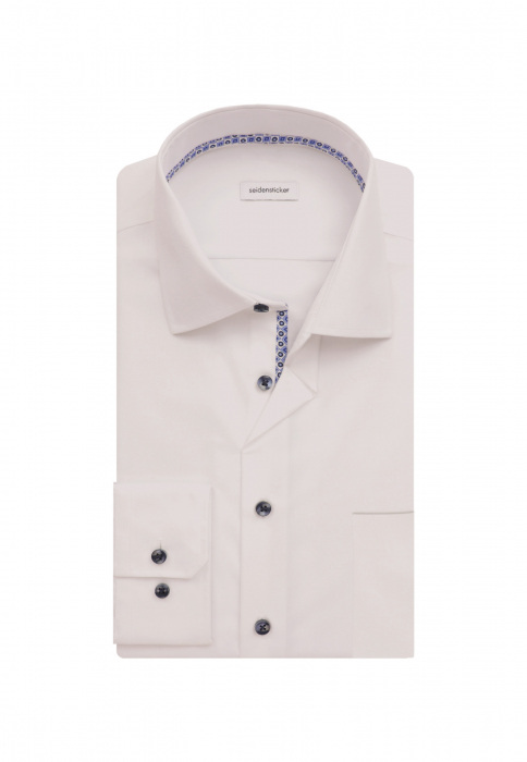 Cămașă business bărbați bumbac structurat SEIDENSTICKER Regular Non Iron alb [6]
