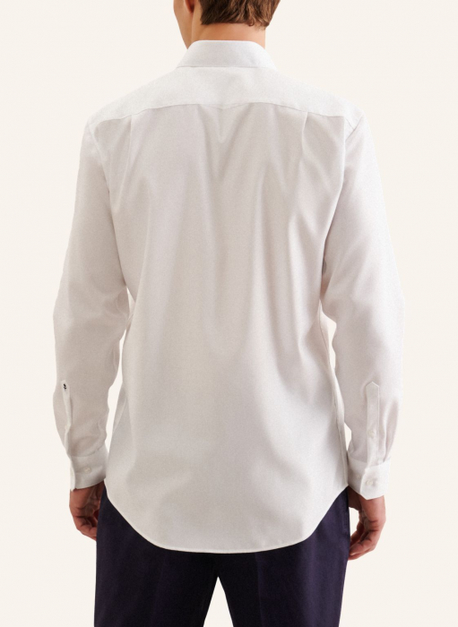 Cămașă business bărbați twill Seidensticker Regular Not Iron alb [3]