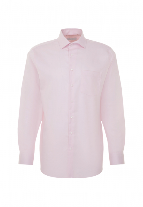 Camasa bumbav twill NON-IRON barbati SEIDENSTICKER RegularFit roz [1]