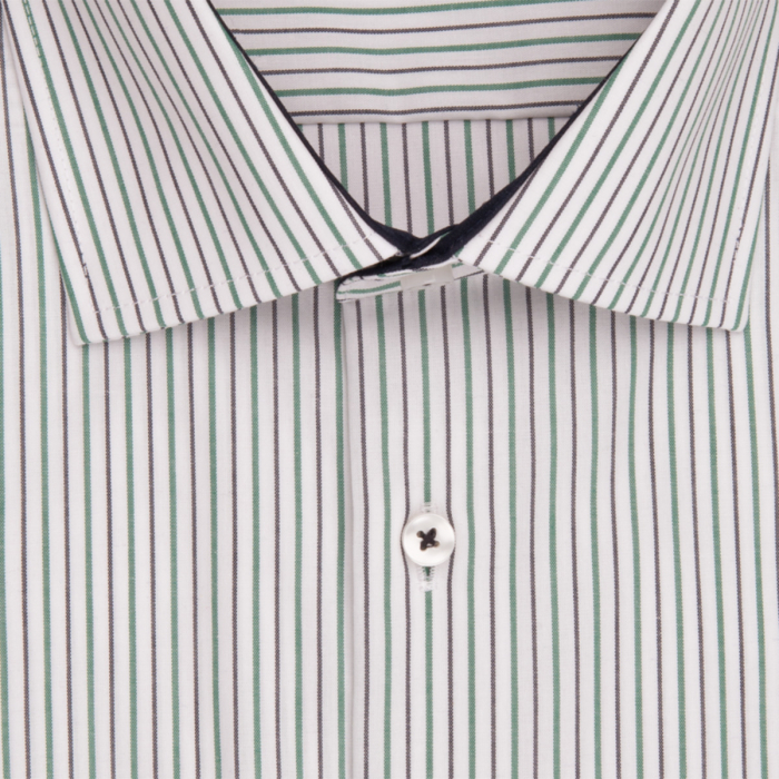 Camasa bumbac barbati SEIDENSTICKER Slim dungulite verde/negru [2]