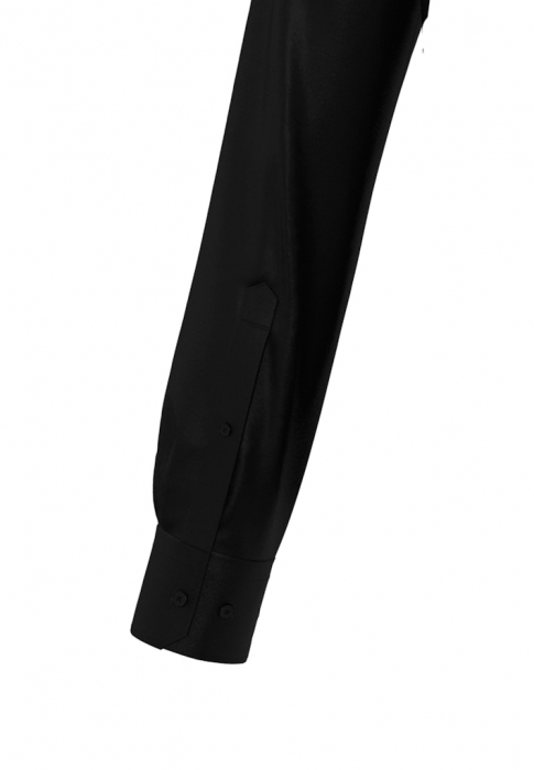 Camasa bumbac satin NON_IRON barbati SEIDENSTICKER Slim Fit negru [7]