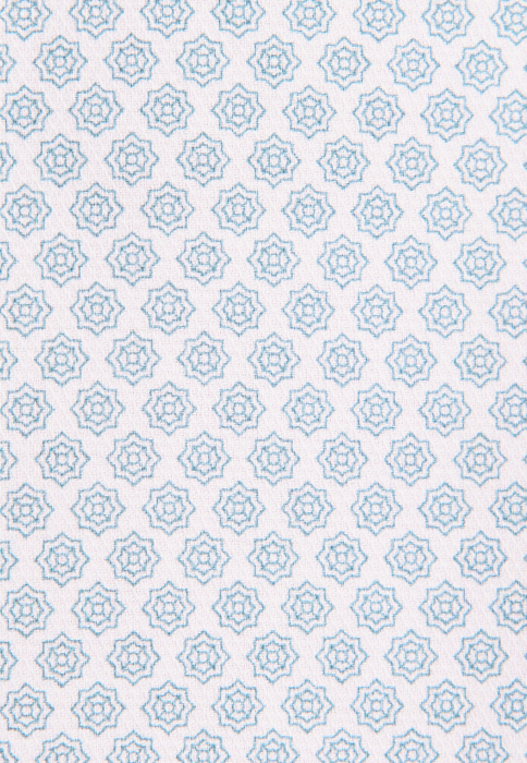 Camasa bumbac barbati SEIDENSTICKER 849867 slim alb print floral turcoaz deschis [2]