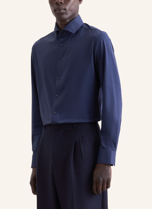 Camasa performance twill barbati SEIDENSTICKER 850160 slim bluemarin [2]