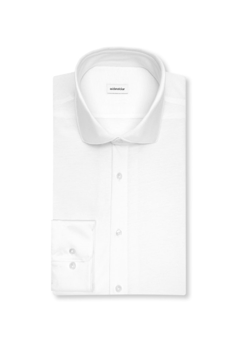 Camasa bumbac/modal barbati SEIDENSTICKER 850198 slim alb [5]
