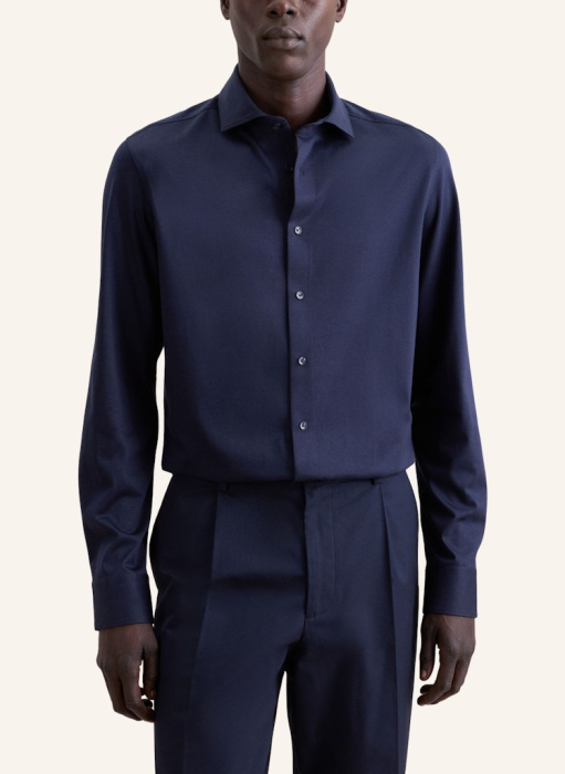 Camasa bumbac/modal barbati SEIDENSTICKER 850198 slim bluemarin [2]