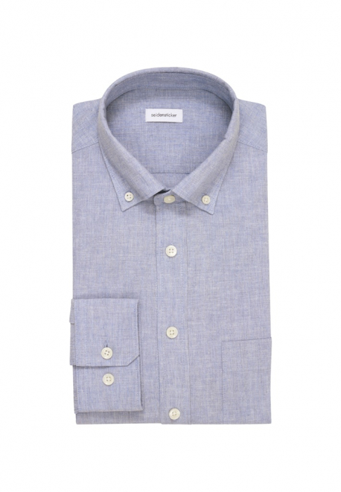Camasa bumbac/in barbati SEIDENSTICKER Slim Fit  albastru deschis [2]