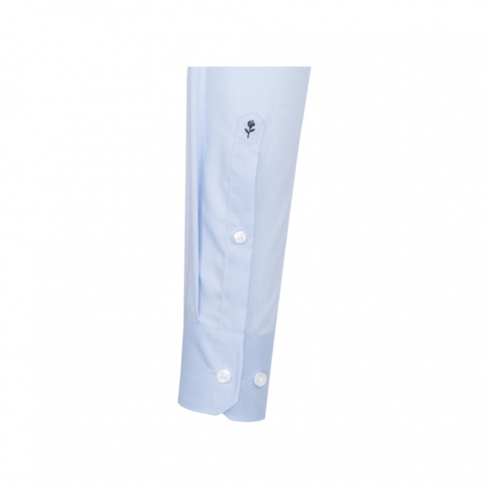 Camasa bumbac fil-a-fil NON-IRON barbati SEIDENSTICKER Slim bleu [3]