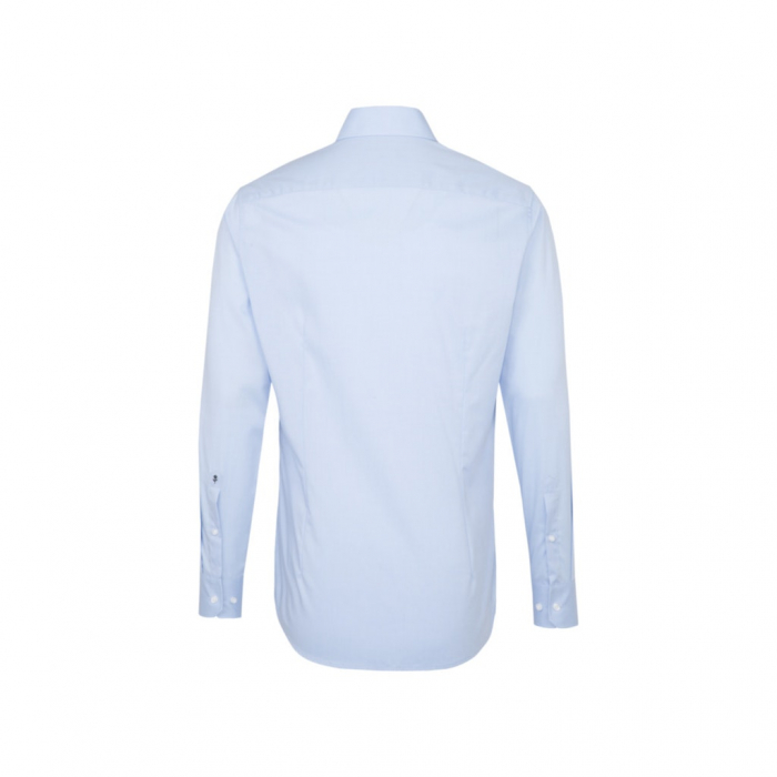 Camasa bumbac fil-a-fil NON-IRON barbati SEIDENSTICKER Slim bleu [2]