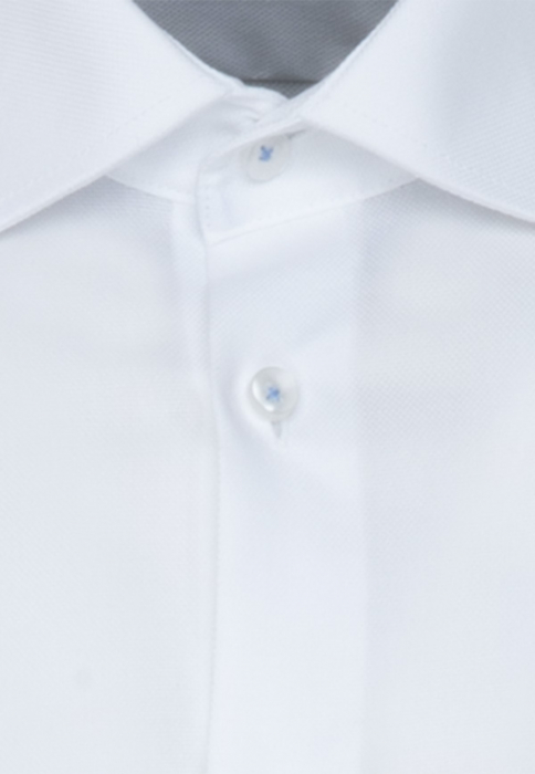 Camasa bumbac structurat NON-IRON barbati SEIDENSTICKER Slim alb [6]