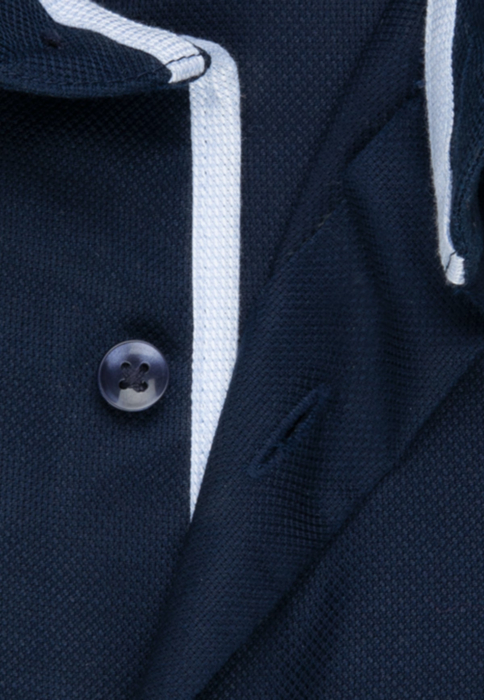 Camasa bumbac structurat NON-IRON barbati SEIDENSTICKER Slim bleumarin [2]