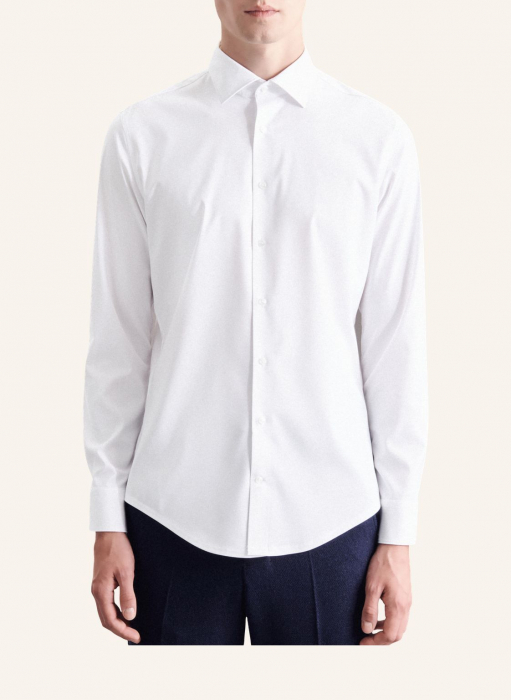 Camasa slim perf twill 650400/01 alb 43 [4]