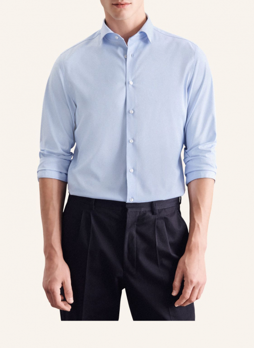 Camasa performance twill barbati SEIDENSTICKER Slim bleu [3]