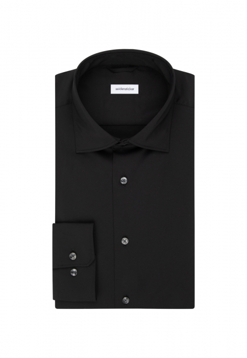 Camasa performance twill barbati SEIDENSTICKER Slim negru [5]