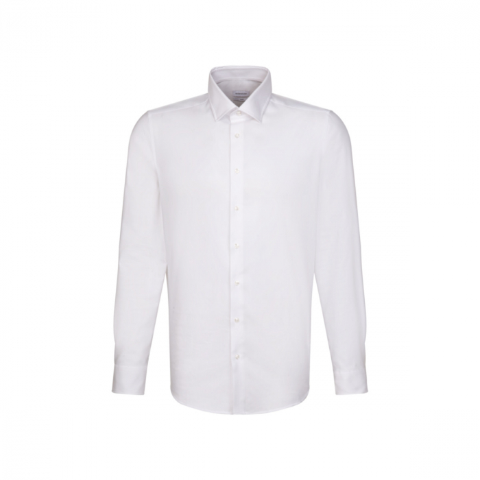 Camasa jerseu twill barbati SEIDENSTICKER Slim alb [1]