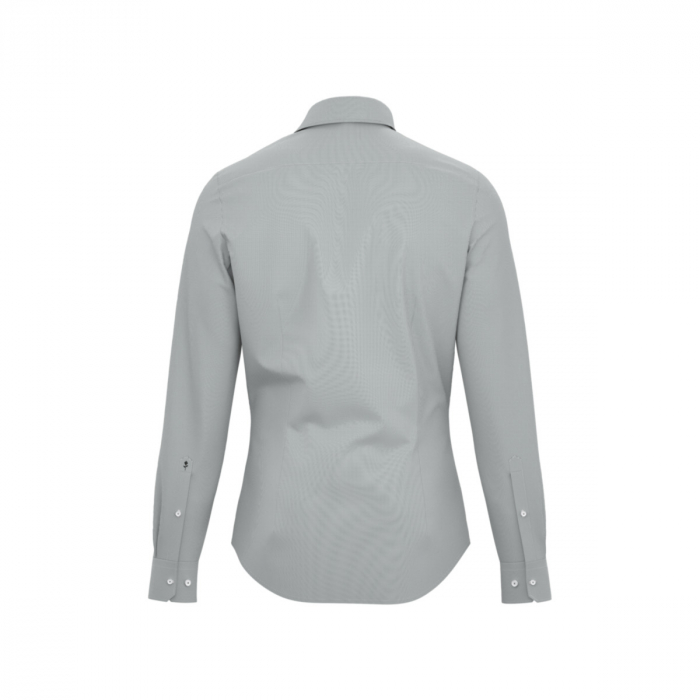 Camasa bumbac structurat barbati SEIDENSTICKER Slim verde patratele [4]