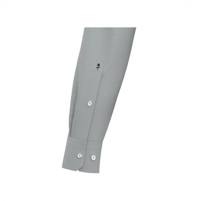 Camasa bumbac structurat barbati SEIDENSTICKER Slim verde patratele [5]